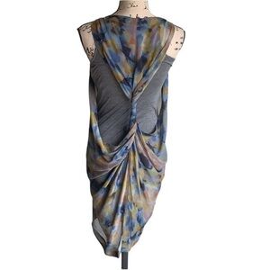 RACHEL Rachel Roy Cross Draped Silk Dress Size Small NWT